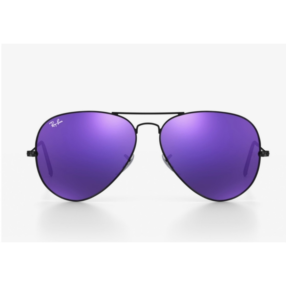 RayBan Aviator Purple Mirror Lenses RB3025 Women